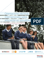 orientaciones tecnicas internacionales sobre educacion en sexualidad