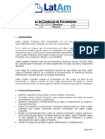 Codigo de Conducta para Proveedores LLP