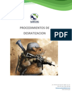 Procedimientos de Desratizacion PDF