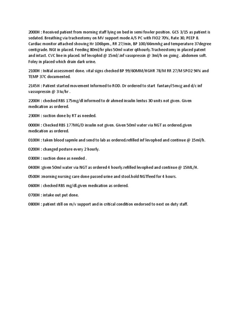 Progress notes sample pdf