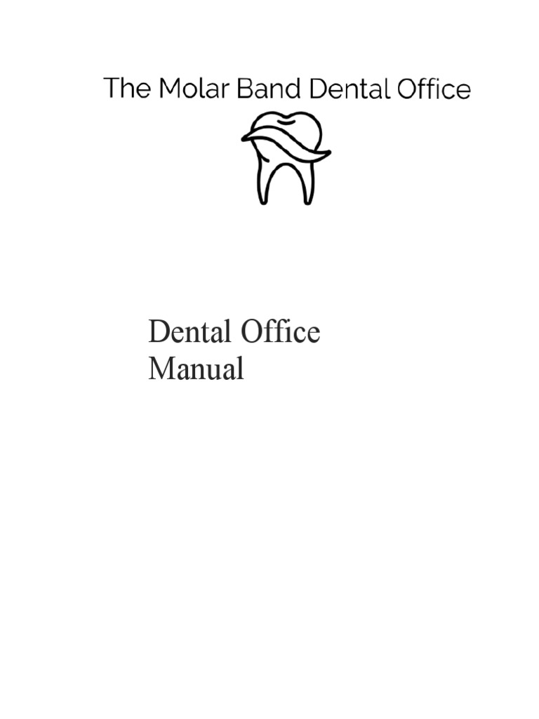 Dental Office Manual PDF Debits And Credits Expense