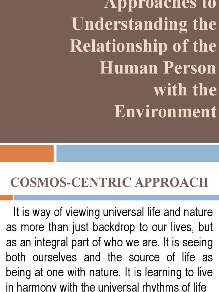 Theocentric vs. Anthropocentric Views | PDF