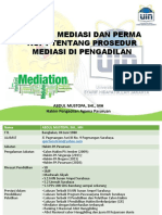 Urgensi Mediasi Dan Perma No 1 Tentang Prosedur Mediasi Di Pengadilan