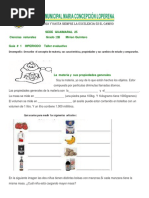 Taller Evaluativo La Materia.