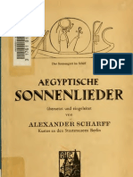 Alexander Scharff - Ägyptische Sonnenlieder (1922)