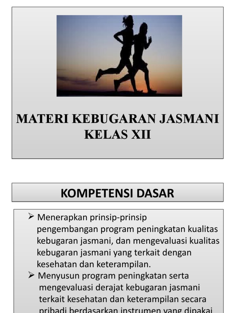 Materi Kebugaran Jasmani Kelas 10 Manfaat Kebugaran