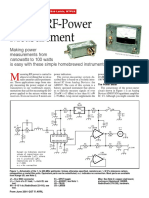 Simple RF Power Measurement W7ZOI W7PUA