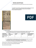 Nutrition Label Ap Project