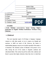 Reserach Methodology Paper PDF