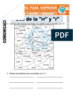Ficha de Uso de RR y R para Segundo de Primaria PDF