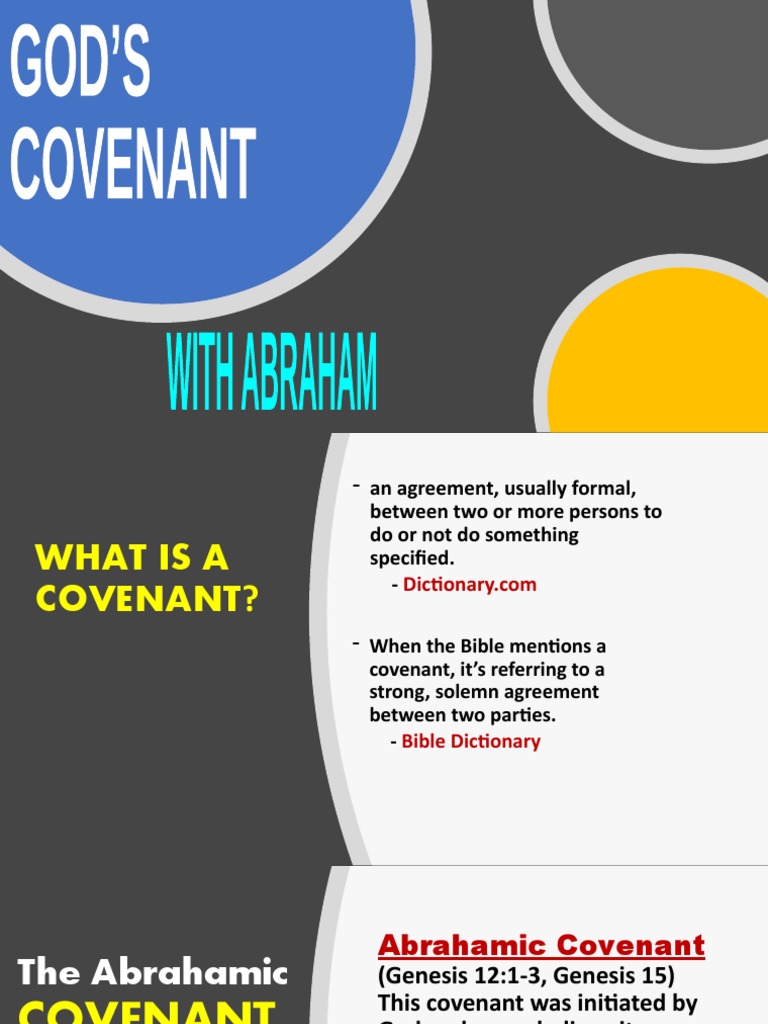 Covenant of God To Abraham The Orig | PDF | Book Of Genesis | Covenant ...