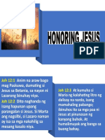 Honoring Jesus