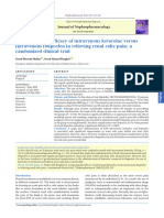 Comparing the efficacy of intravenous ketorolac versus intravenous ibuprofen in relieving renal colic pain; a randomized clinical trial 