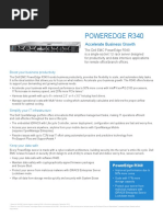 Poweredge R340 Spec Sheet