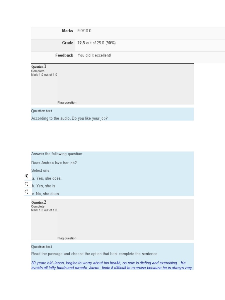Reconocimiento Ingles B-1 | PDF