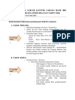 KONSEP SURVEY LOKASI KANTOR CABANG BANK BRI KOLAKA KENDARI Versi 2