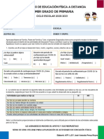 Diagnóstico EF A Distancia 1° Primaria - LEF ANTONIO PREZA