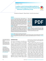 Diabetes Mellitus Control Among Elderly Patients at Geriatric Polyclinic of Karangasem District Hospital, Bali, Indonesia: A Preliminary Study