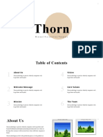 Thorn Minimal Powerpoint Template