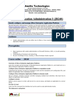 Jboss Application Administration I (Jb248) : Amrita Technologies