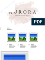 Aurora Minimal Powerpoint Template