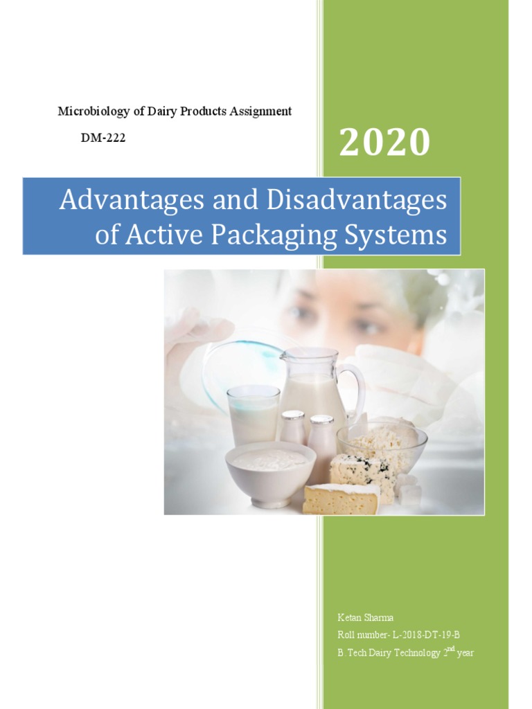 Active Packaging in Dairy Products | PDF | Antioxidant | Antimicrobial