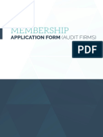 Audit Firm Membership Application Form T 013