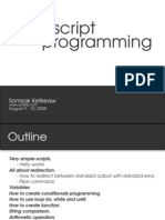 Shell Script Programming: Somsak Ketkeaw