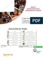 Taller Intensivo de Capacitación Sesión 2