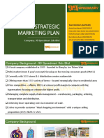 Strategic Marketing Plan: Company: 99 Speedmart SDN BHD
