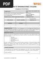 Unit 42 - Highway Engineering Assignment 1 (Set C)