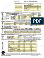 Drill Pipe Configuration: 80 % Inspection Class