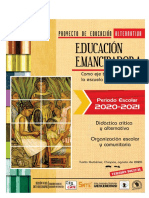 Proyecto de Educación Alternativa Periodo Escolar 2020-2021