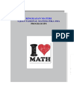 Rangkuman Materi Un Matematika Sma Program Ips