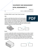 Digital Assignment-2: Product Development and Management