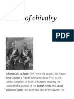 Order of chivalry - Wikipedia