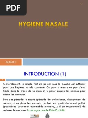 Hygiene Nasale Pdf Allergie Mucus