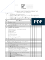 Chek List Perawatan Luka Perineum