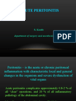 06 Peritonitis. Acute General Purulent and Encapsulated Peritonitises