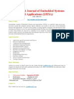  Call for Paper International Journal of Embedded Systems and Applications IJESA