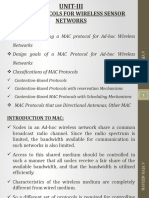 Mac Protocols For Wireless Sensor Networks: Contents