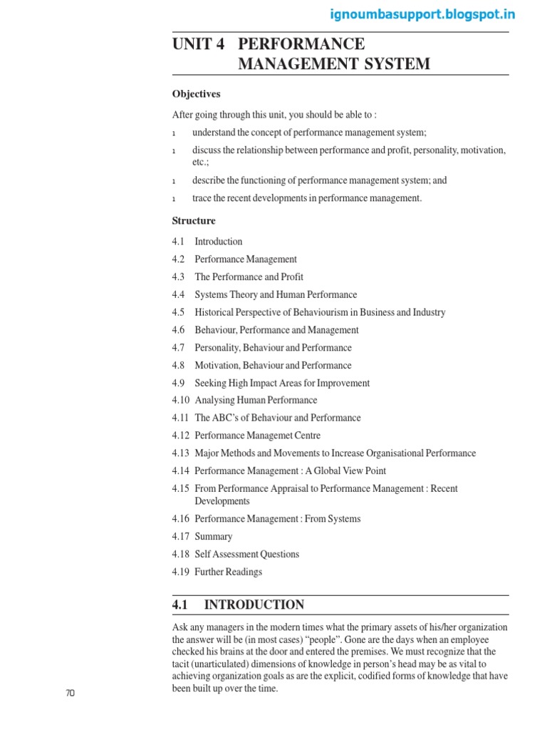 Performance Management Systems Guide | PDF | System | Behavior