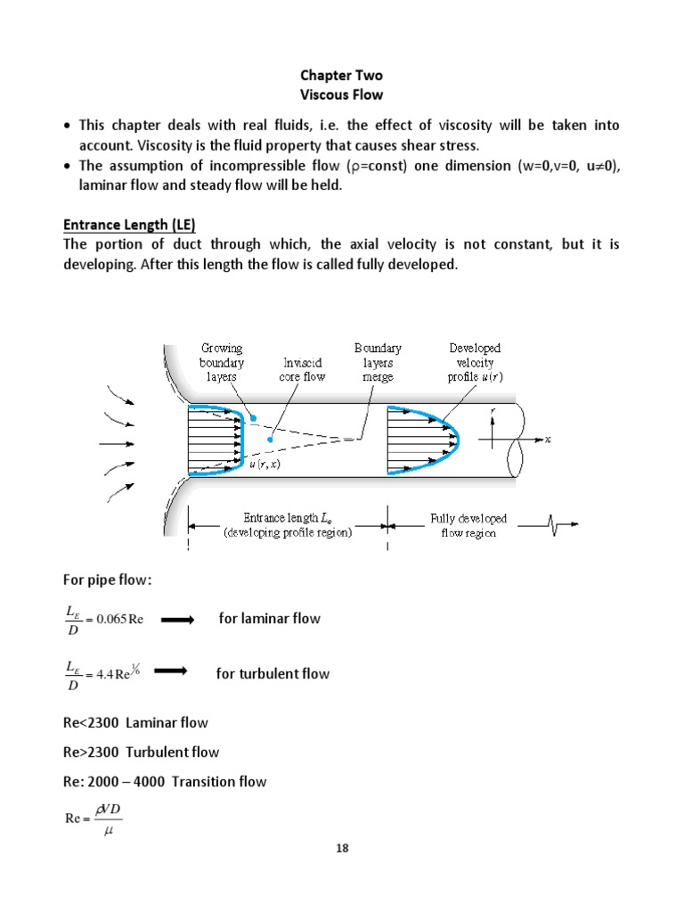 Viscous Flow Dynamics in Pipes | PDF | Fluid Dynamics | Viscosity