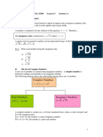 Complex Number PDF