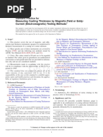 Measuring Coating Thickness by Magnetic-Field or Eddy-Current (Electromagnetic) Testing Methods