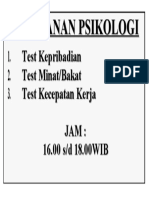 Daftar Psikologi