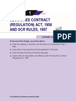 Chapter 1 The Securities Contract Regulation Act 1956 and The Securities Contract Regulation Rules 1957