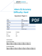 E1.1 Numbers - Accuracy 2B Topic Booklet 1 - 1 PDF