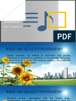 Essential Principles of Quality Standards