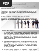 Plane Crash Survival Team Exercise | PDF | Social Science